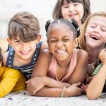 children, discovering values, children smiling