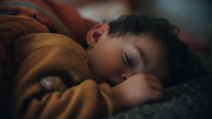 child sleepin in peace
