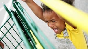 child tantrum in public
